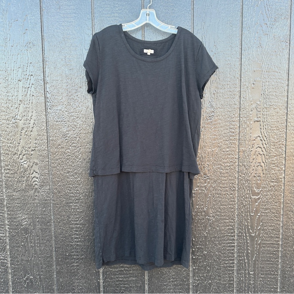 Mod-o-doc XL extra large dress black natural fabrics